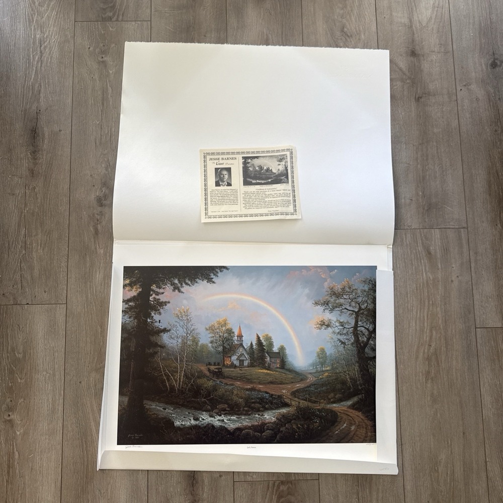 Jesse Barnes God's Promise # 255/2800 W/CERT + Folder Mint 1991 Very Rare